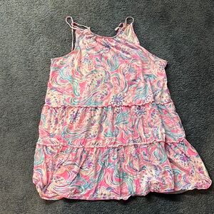 Lilly Pulitzer dress with tassle ties in back